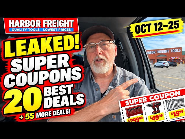 Harbor Freight Super Coupons: 20 LEAKED Deals You Need to See!