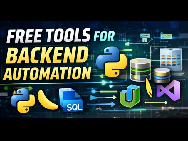Use Free Dev Tools to create backend automation solutions with Python, AI tools, dynamic pages, SSIS
