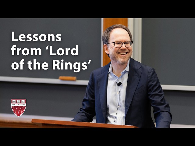 Last Lecture: Ben Sachs offers lessons from ‘Lord of the Rings’