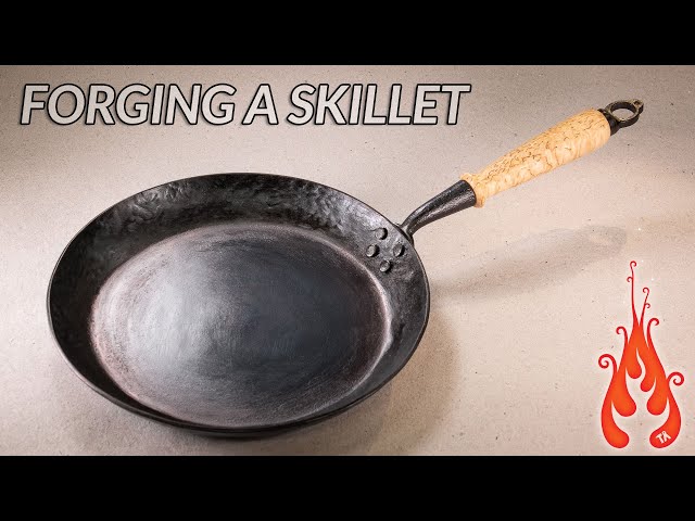 Blacksmithing - Making a skillet / frying pan