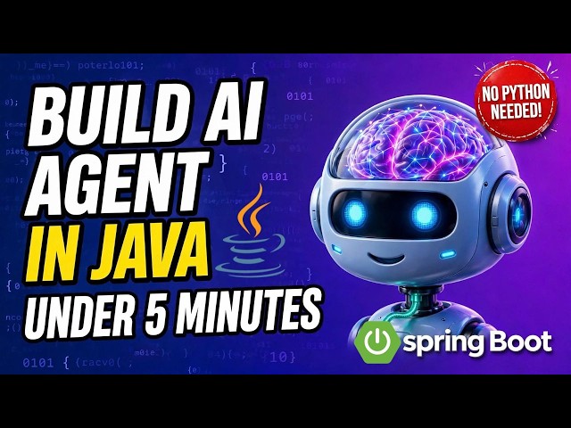 I Built an AI Agent in Pure Java in 5 Minutes (On a 7-Year-Old MacBook)