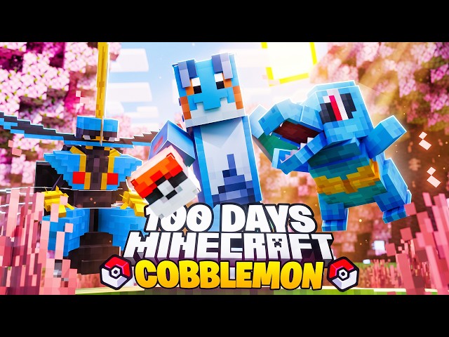I Spent 100 Days In Minecraft Cobblemon's Best Server... It was Beautiful!