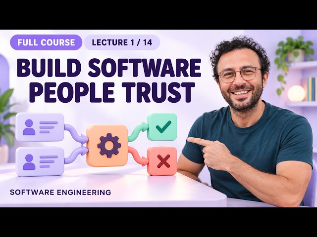 Software Engineering Tutorial - Full Course, Lecture 1: Boundaries, Stakeholders and Quality