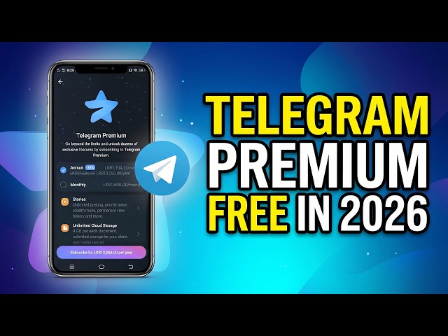 Get Telegram Premium Free Legally in 2026 | Easy Guide