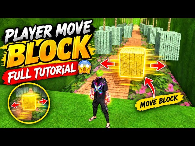 HOW TO MAKE A PLAYER WITH BLOCKS 😱 | HOW TO MAKE A CRAFTLAND MAP 😱 | FREE FIRE CRAFTLAND TUTORIAL
