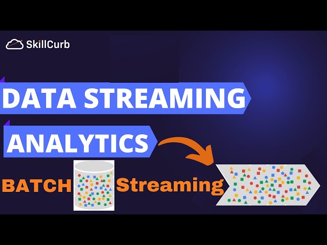 What is Data Streaming Analytics ?  Batch versus streaming