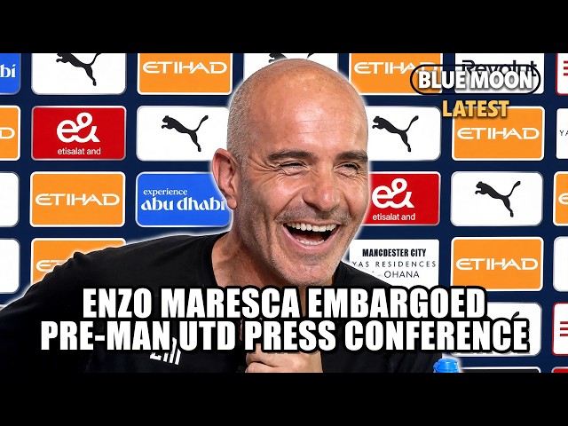 Enzo Maresca on Haaland workload, derby intensity and Semenyo | Man Utd v Man City | Embargoed