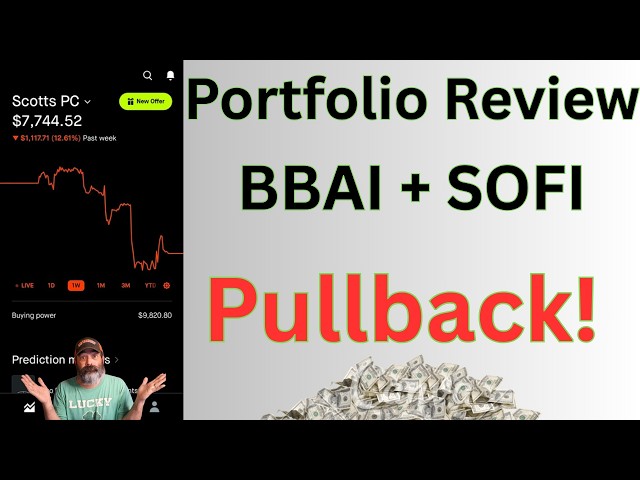 Robinhood Portfolio Review - BBAI & SOFI Pullback - Option Plays