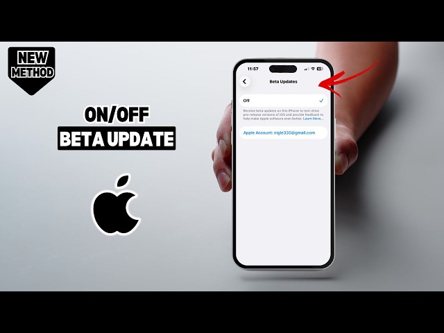 How to Turn On/Off iOS Beta Update on iPhone?