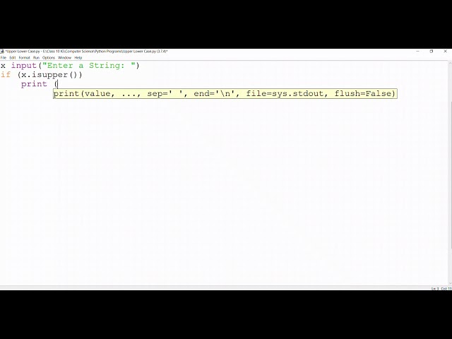 Python Program to Convert Upper Case To Lower Case & Lower Case to Upper Case