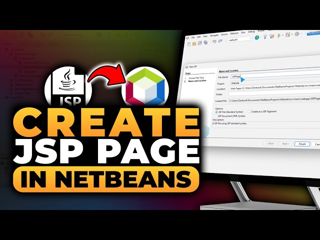 How To Create JSP Page in NetBeans (𝟮𝟬𝟮𝟲) | 100% WORKS | NO Yapping, To The Point! | FAST & EASY