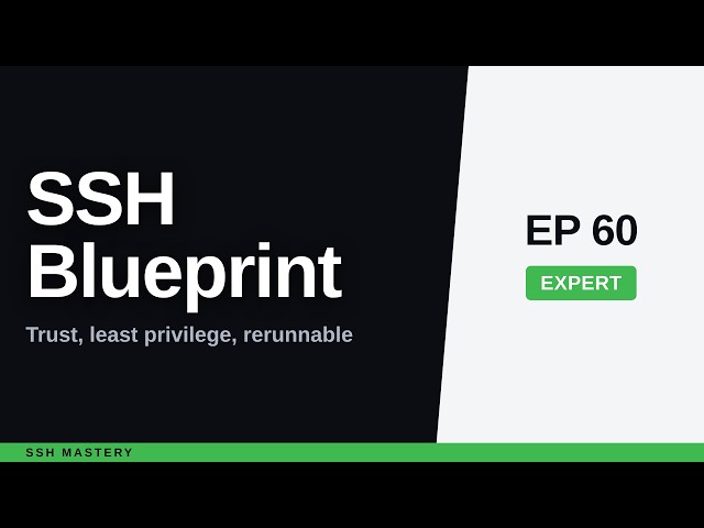 SSH Automation Best Practices: The Blueprint