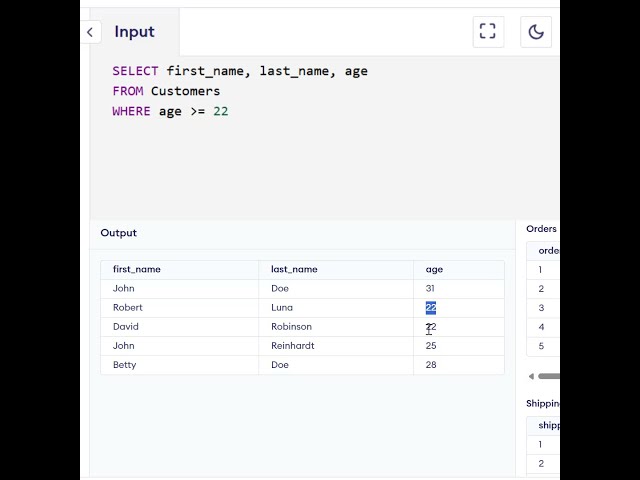 SQL WHERE with comparison | simple example
