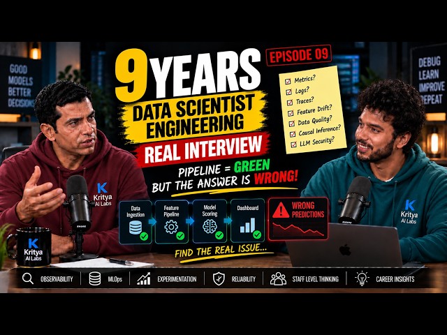 9-Year Data Scientist Interview: The Pipeline Is Green… But the Answer Is Wrong