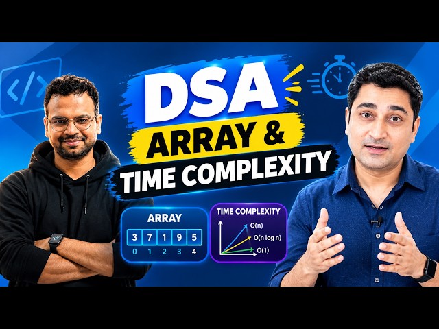 DSA Array & Time Complexity | Euron