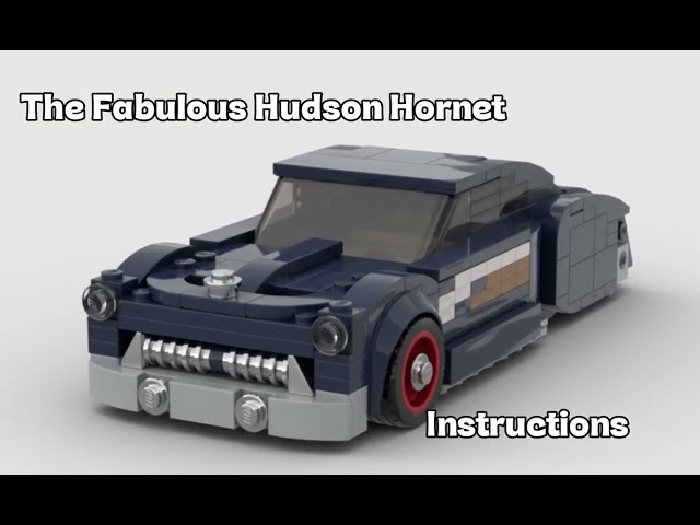 Lego Hudson Hornet FREE MOC Instructions