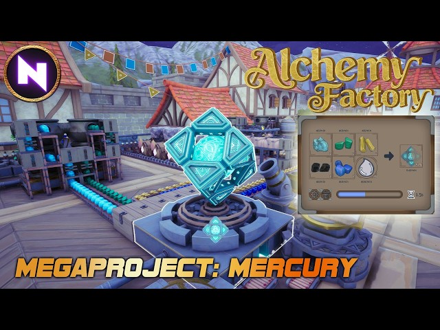 All JEWELRY Combined Into MEGAPROJECT: MERCURY In ALCHEMY FACTORY | 17 | Lets Play
