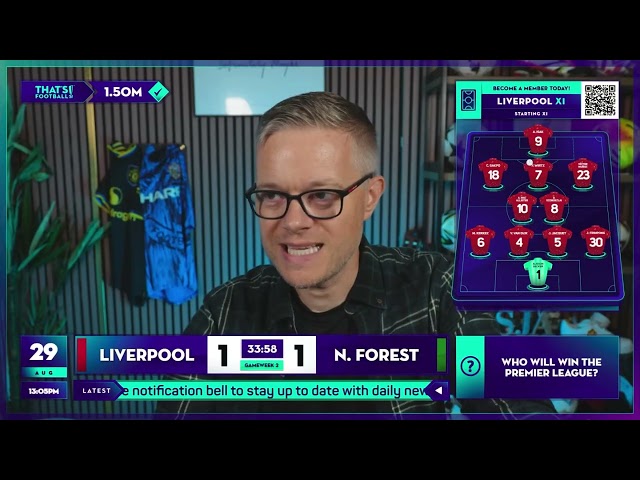 GOLDBRIDGE Best Bits | Liverpool 2-2 Nottingham Forest