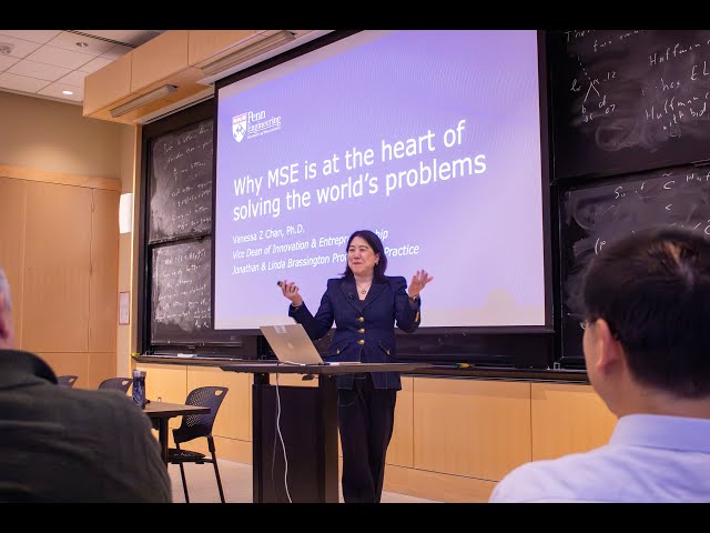 Wulff Lecture Spring 2025: "Why MSE Is at the Heart of Solving the World's Problems"