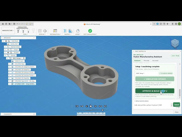 🚀 Model to NC + Setup Sheets in 3 Minutes | MGC Matrix AI for Autodesk Fusion