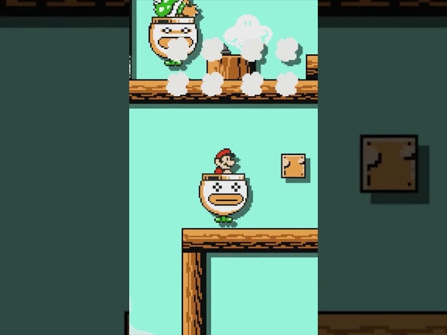 Bowser's Stuck! #supermariomaker #fail #eggyplays