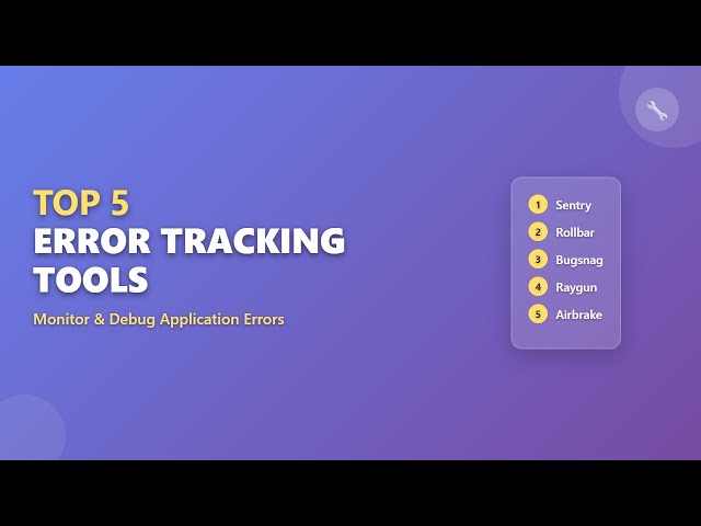 Top 5 Error Tracking Tools for Developers in 2025