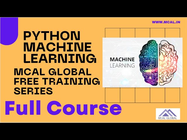 Python for Machine Learning full Course |  Learn AI