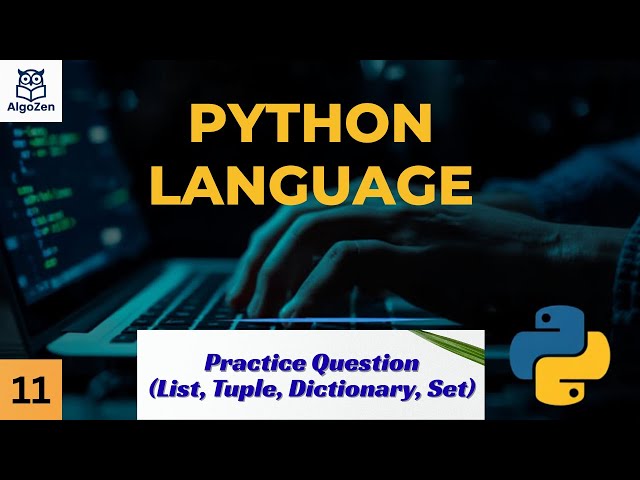 Python Practice Problems | Lists, Tuples, Dict & Set #python #list #tuples #set #dictionary
