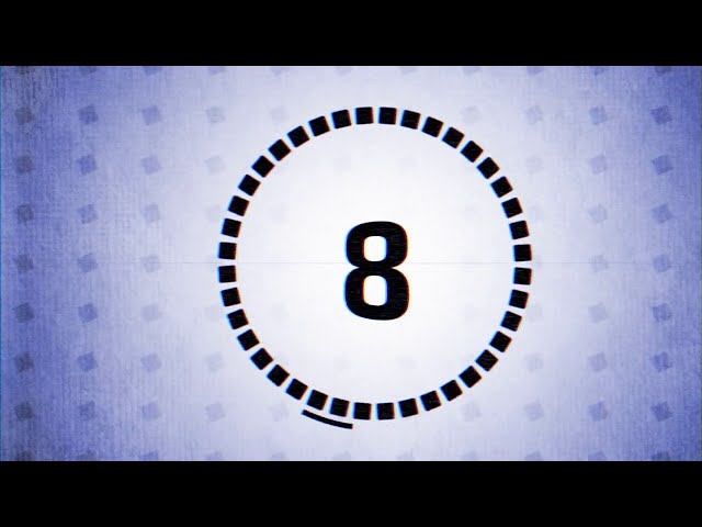 Retro film countdown elegant