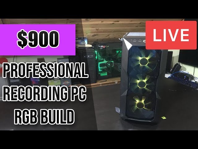 Part 1 - [Livestream Archive] $900 RGB Professional Ryzen 2600, 1060 6GB Recording/Gaming PC build