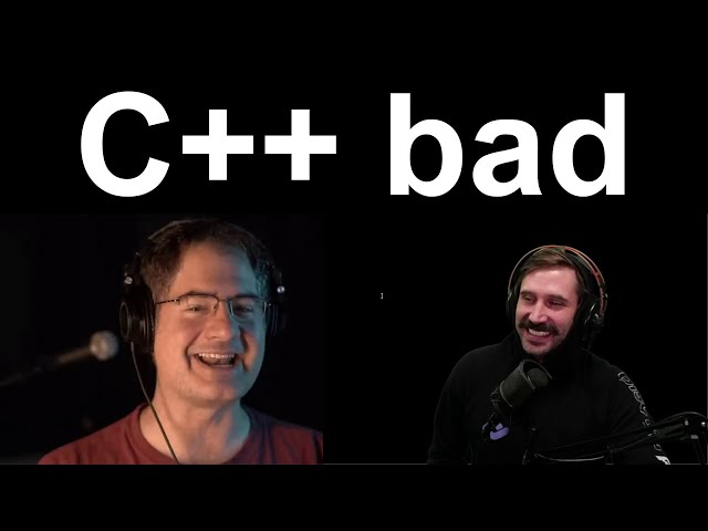 C++ is terrible — Casey Muratori / ThePrimeagen
