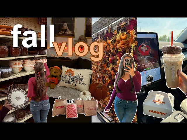 PREPARING FOR FALL 🍂 fall shopping, haul & decorating my bedroom! | EP. 1