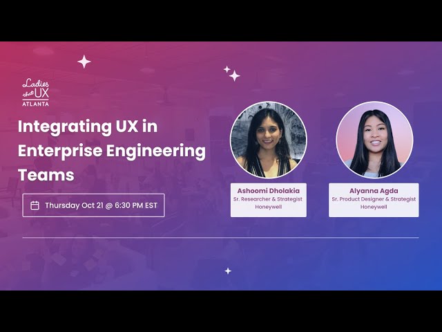 Integrating UX into Enterprise Engineering Teams