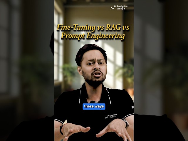 Prompt vs RAG vs Fine-Tuning 🤯 Which One Should You Use?