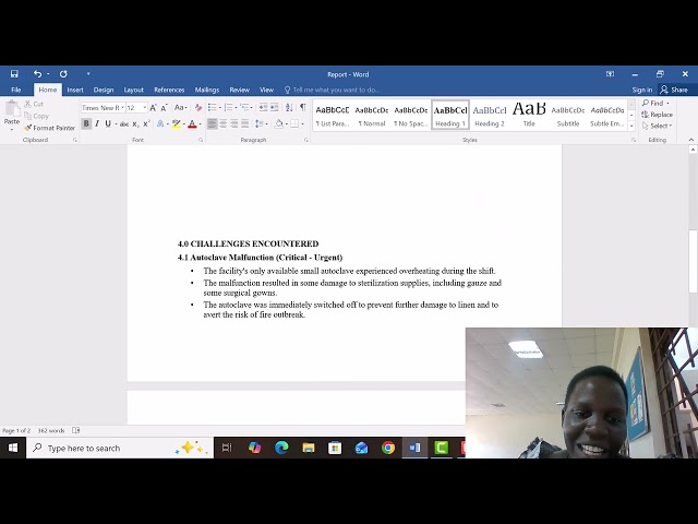 How to create a table of contents in Microsoft Word.