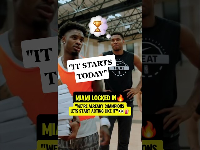 Eyes on the PRIZE for MIAMI😤🔥