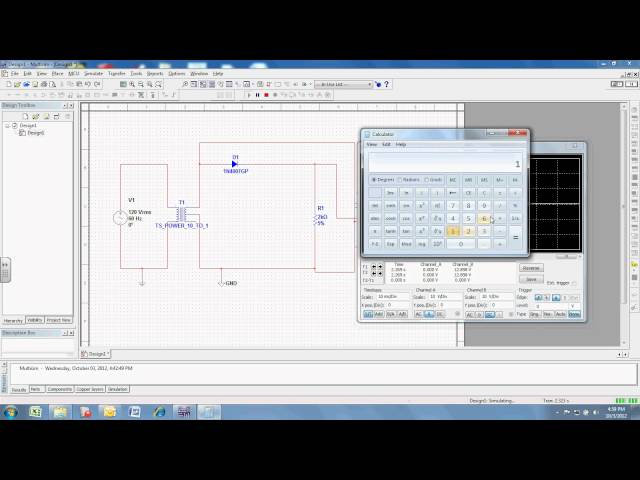 MultiSim 201 - Dunwoody College Electronics Engineering Technology