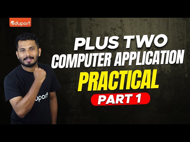 Plus Two Commerce | Computer Application | Practical | HTML