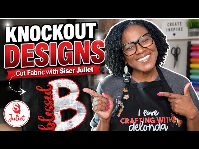 Siser Juliet & Romeo Tutorial for Beginners | Knockout Designs + Cutting Fabric #siserjuliet