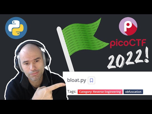 Bloat.py Python Code Obfuscation picoCTF 2022