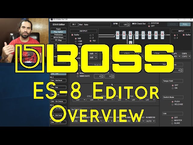BOSS ES-8 Editor Overview