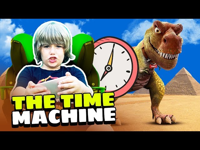 The Time Machine - Time Travelling to Dinosaurs, Egypt and Rome | Gerti and Friends