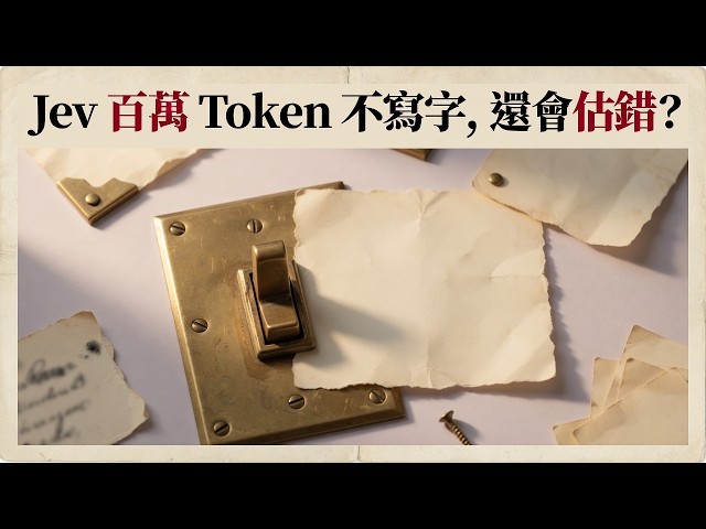 Jev 百萬 Token 不寫字，還會估錯？
