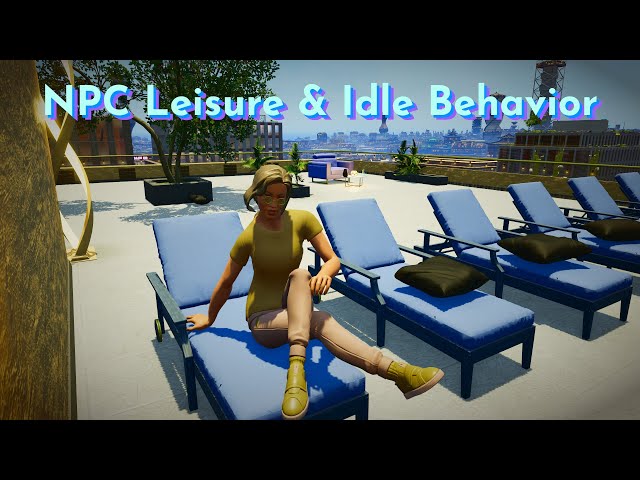 Adding Leisure And Idle Behavior To The Procedural NPCs