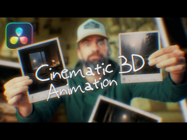 FAST, EASY & FREE! Crime Intro 3D Cinematic Animation in Davinci Resolve 21 | Tutorial
