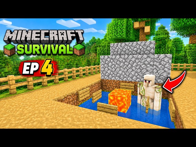 Unlimited IRON in Minecraft! 😱 | Survival Series #minecraft  #viral #fyp #viralvideo  #foryou #lol