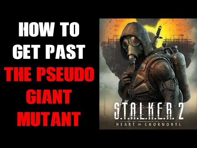 How To Get Past & Escape Pseudogiant Mutant In The Power Substation / Monitoring Spot (Cost Of Hope)