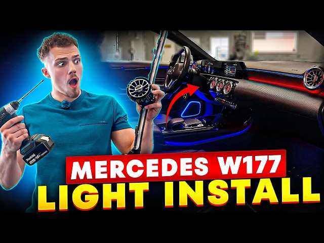 How To Install & Code Factory Ambient Lighting In A Mercedes A-Class W177 (2018-2024)