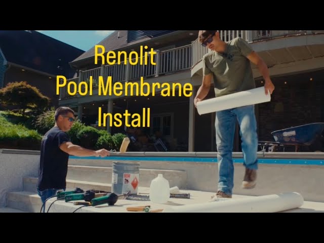Installing RENOLIT Pool Membrane | A Day on the Job