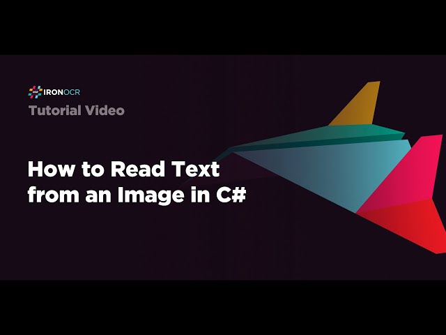 Read Text from Image in C# : How to Read Text Using Iron OCR in .Net